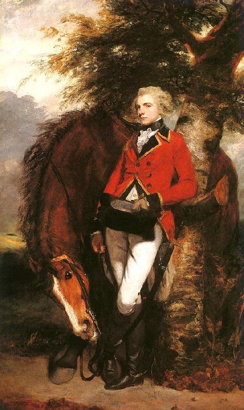 Sir Joshua Reynolds Colonel George K.H. Coussmaker oil painting picture